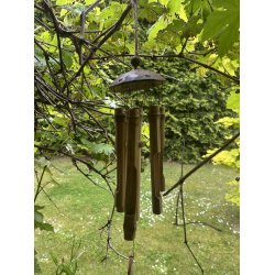 Hndlavet vindspil i bredygtigt bambustr - Speedtsberg