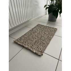 Jute tppe af jute og uld, et dekorativt og slidstrkt tppe - fs i flere strrelser.