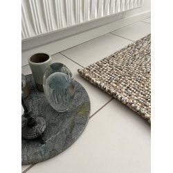 Jute tppe af jute og uld, et dekorativt og slidstrkt tppe - fs i flere strrelser.