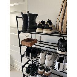 Skohylla - Svart - Vlj mellan 4 och 8 hyllor