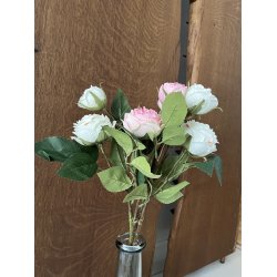 Rose i polyester 54 cm fra Dacore. Flere farver!!