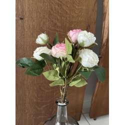 Rose i polyester 54 cm fra Dacore. Flere farver!!