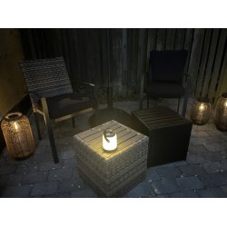 Luksus Alu stabelstol med UV-beskyttet polyrattan. Knkker ikke i flet.  Model: Nevada - Vlg farve