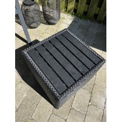 Vedligeholdelsesfrit kvadratisk sidebord - vlg farve