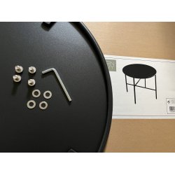 Pesetos bord i flere farver - STR. 50H40CM. HYGGELIGT TERASSE BORD!!!