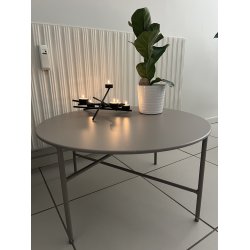 Pesetos bord med skve linjer fra schou - 70 x H35 cm. CHARMERENDE BORD PERFEKT TIL TERASSEN!!