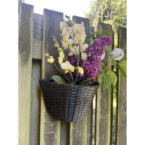 Vgkurv i sort fra Dacore. DENNE KURV ER PERFEKT TIL AT PIFTE DIN INDRETNING OP!!