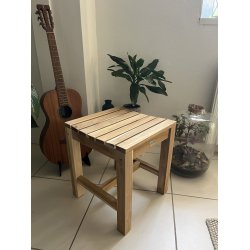 Teak Skammel 40 x 40 x 45 fra Dacore. SUPER LKKER KVALITETS TEAK FRA DACORE!!!