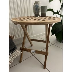 TEAK Ristklapbord 50 cm