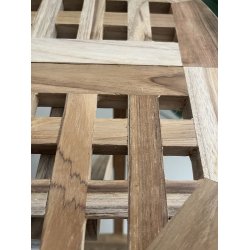 TEAK Ristklapbord 50 cm