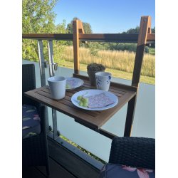 Tokyo altanbord  sammenklappeligt design i smukt akacietr