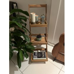 TOKYO blomsterreol/trappe i akacietr