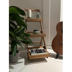 TOKYO blomsterreol/trappe i akacietr