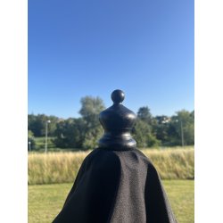 Sort Altanparasol - : 1,8m. Sort malet stok- Vandtt + Dug har UV50+ solbeskyttelse. Model: Nero