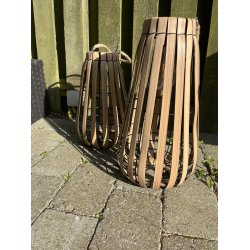 Solcelle Lanterne med Pre  Stemningsfuld Belysning til Udendrs Brug - fs i flere strrelser