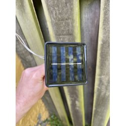 Partylights til parasol og andet. Skaber hygge om aftenen. Lavenergi LED kde - vlg farve p prene