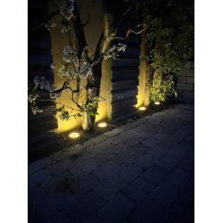 ARKOS Solcelle Jordspot  Stilren Havebelysning uden Strm