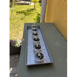 LED fyrfadslys med 3D flamme solcelle Miljvenlige risikofri og stemningsfulde  5 x H6,4 cm - 2 stk