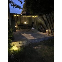 Solar lanterne pre - PVC/metal sort - VLG MELLEM FLERE STRRELSER!!