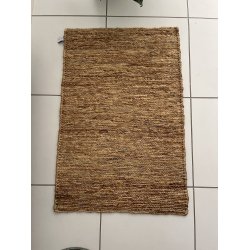 Sumek hndknyttede jute tppe - 90x60 cm - Lavet af tekstilfiber fra juteplanten - Slidstrkt!