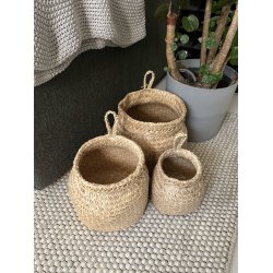 St med 3 kurve i forskellige strrelser - Sgrs. KVALITETS KURVE TIL ELEGANT OPBEVARING!!