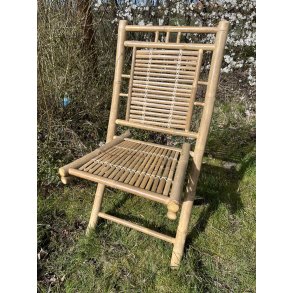 Bambus foldbar Cafstol uden Armln