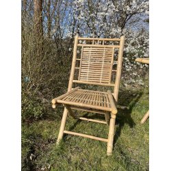 Bambus foldbar Cafstol uden Armln