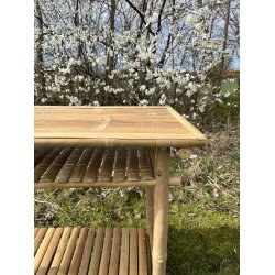 Bambus sidebord str. 100x40 cm H: 75 cm