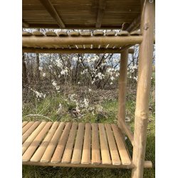 Bambus sidebord str. 100x40 cm H: 75 cm