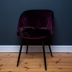 Sittdyna i �kta lammskinn rund storlek Diamter 37 cm. - v�lj f�rg