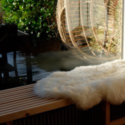 �kta lammskinn till soffa eller f�t�lj - 60 x 90 - v�lj f�rg