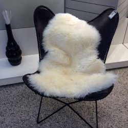 �kta lammskinn till soffa eller f�t�lj - 60 x 90 - v�lj f�rg