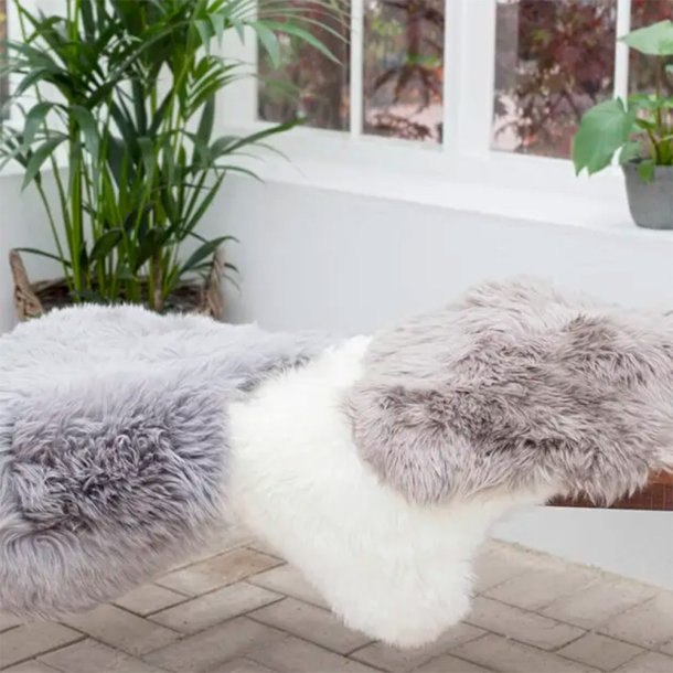 �kta lammskinn till soffa eller f�t�lj - 60 x 90 - v�lj f�rg