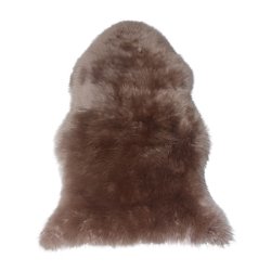 �gte Lammeskind s�de+ryg til sofa eller loungestol - 55 x 85 - v�lg farve