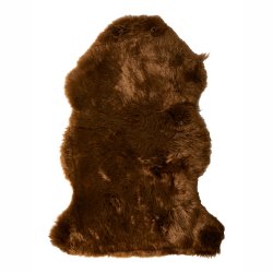 �gte Lammeskind s�de+ryg til sofa eller loungestol - 55 x 85 - v�lg farve