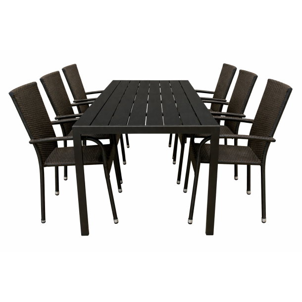 Pisca Families�t � Stilrent og vedligeholdelsesfrit havem�bels�t til hele familien