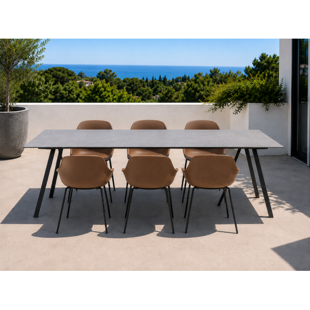 Hannah lux. s�t - B�redygtigt kaffeplast - 6 Personer - Indend�rs og udend�rs brug!