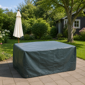 100% vandt�t beskyttelsescover til firkantede havem�bels�t - 215x170x105 cm - Passer til 6 stole og 1 bord - Gr�
