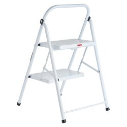 Foldbar kkkenstige med 2 trin - 38,5 x 47,8 x 65,8 cm - Max belastning 150 kg