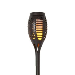 Solcelledrevet fakkel med 72 LED - 11,5 cm H82 cm!