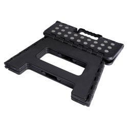 Foldbar skammel med anti-glide overflade. Str. 32 x 25 x 22 cm - Max belastning 150 kg
