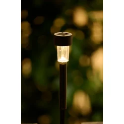 Mini Solcellelampe �4,6 � H32 cm � Dekorativ Havebelysning med Varmt LED-Lys
