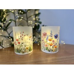 Dacore Cylinderglas Med 10 LED � Flere Varianter. HYGGELIG LED LYS I FLERE DESIGNS!!