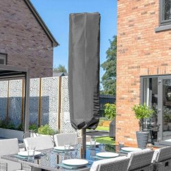 100 % Vandtt Cover til Parasol lux SORT- 190 cm. Passer til parasoller rund 2,5-3,0M