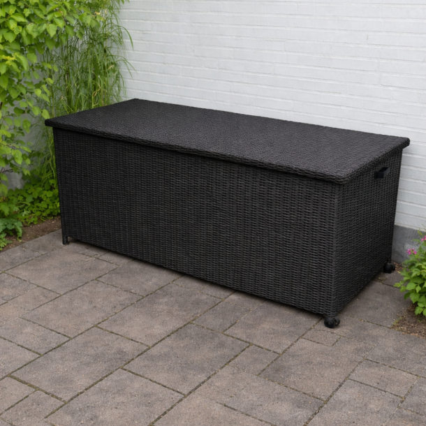 Louise kuddbox f�r solvagnsdynor i UV-skyddad polyrotting med hjul. V�lj en f�rg!