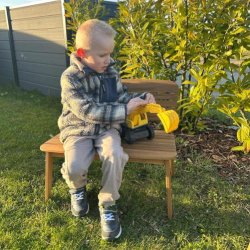 Brnebnk 2-personers bnk i akacie tr - Model: Tokyo