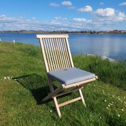 Sdehynde til klapstole Str. 37 x 40 cm. Kan fastgres til stolen med velcrobnd. (Flere Farver)