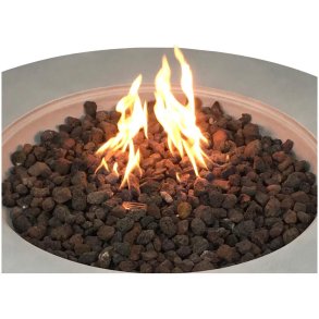Lavasten til udend�rs havebord med gasvarmer - �2-4 cm - 4 kg