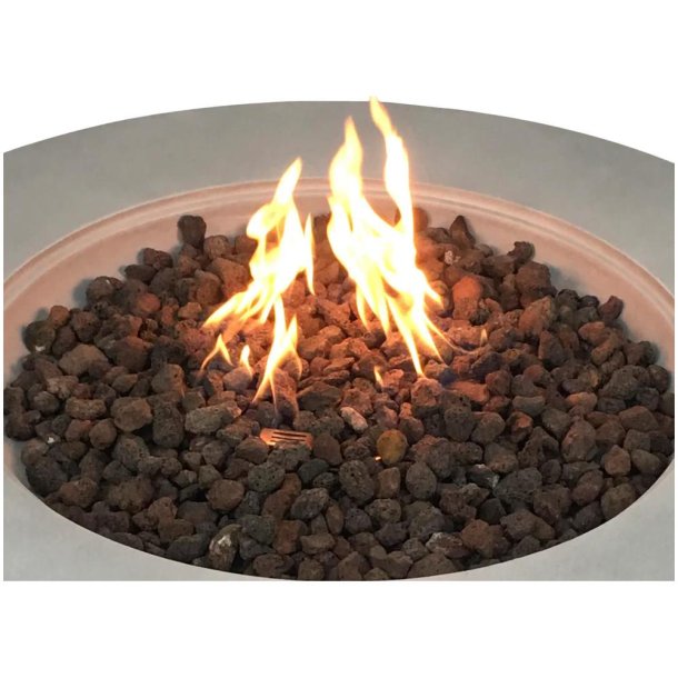 Lavasten til udend�rs havebord med gasvarmer - �2-4 cm - 4 kg