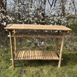 Bambus sidebord str. 100x40 cm H: 75 cm